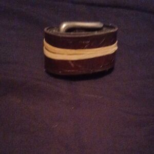 Men's Brown Leather Belt